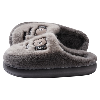 男士棉拖鞋冬季2025新款厚底保暖