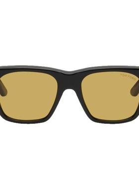 Tom Ford汤姆 福特 女款黑色 Caine 太阳镜 迷衣时尚