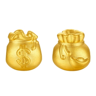 【百亿补贴】TSL谢瑞麟小玩意福袋黄金转运珠不含绳XK152-XK153