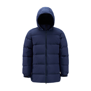 君羽户外700蓬鹅绒服男中长款2025年新款冬季加厚保暖羽绒服男091