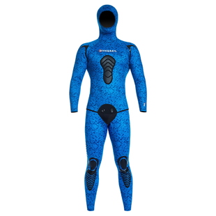 DIVE&SAIL自由潜水服男保暖防寒加厚357mm分体湿衣浮潜冲浪渔猎服