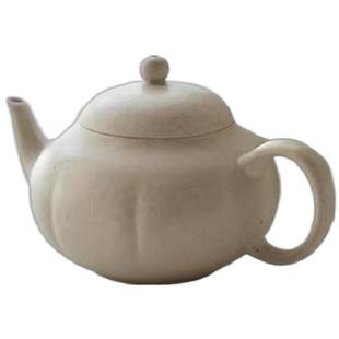 无垠器皿白色南瓜泡茶壶手工紫砂壶茶壶宜兴茶壶高级感功夫茶具
