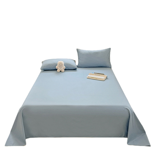 a类母婴级纯棉床单单件100全棉四季通用宿舍单双人被单枕套三件套