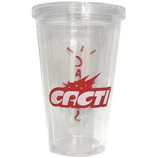 现货Travis Scott同款CACTI红色吸管杯可乐杯Cactus Jack饮料杯子