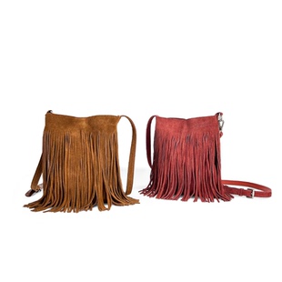 【小苏苏】SpicyCapSoul池金物反绒牛皮流苏小众托特包斜挎