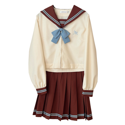 中牌制服馆学院风两件套套装