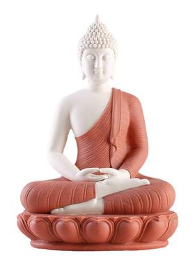 晨翔东南亚泰国陶瓷如来佛像摆件