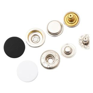 暗扣免缝神器大衣按扣免缝钉扣按压式子母四合扣衣服彩色金属摁扣