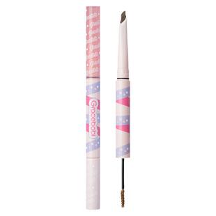 gracebabi染眉膏双头眉笔二合一防水防汗持久不晕染野生眉化妆师