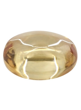 香槟锆椭圆形平底素面裸石 合成立方氧化锆蛋形蛋面饰品戒面