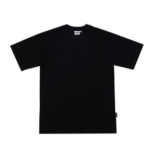 西海岸奇卡诺重磅纯棉嘻哈匪帮说唱美式小领口宽松纯色短袖T恤