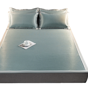 2025新款加厚碳光冰丝凉席可机洗床笠款软席床单夏凉垫高端空调席