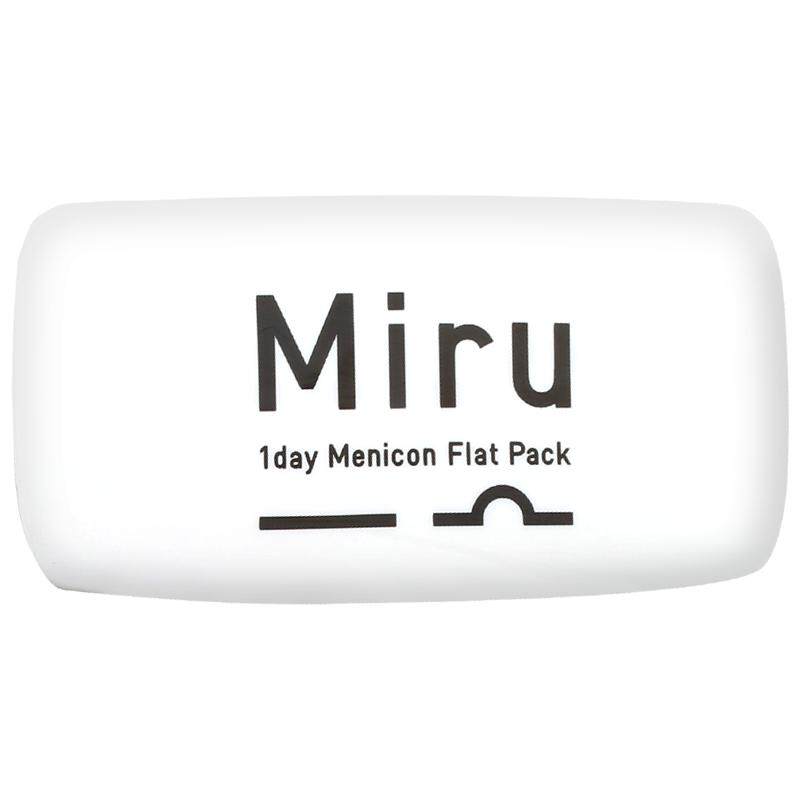 【自营】Miru米如隐形近视眼镜日抛30片*3透明片水润轻薄日本进口