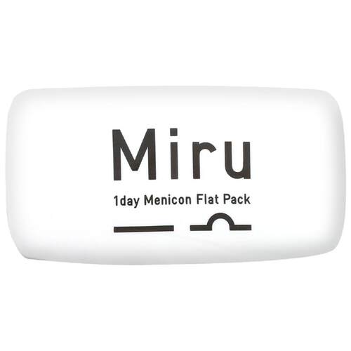 【自营】Miru米如隐形近视眼镜日抛30片*3透明片水润轻薄日本进口