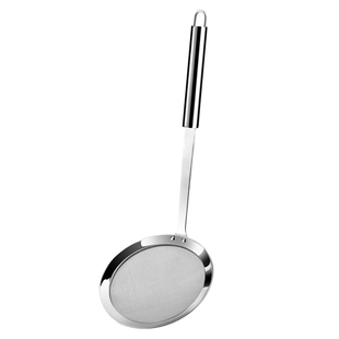 304不锈钢打沫勺细网漏勺奶茶店捞泡沫勺过滤网去浮沫神器撇油勺