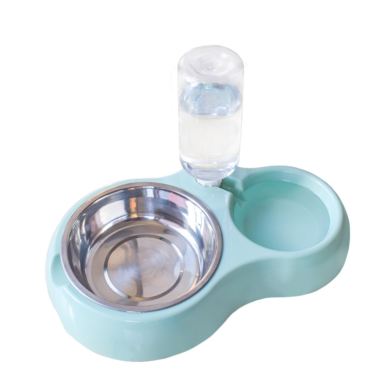 猫狗双碗自动续水防打翻食盆