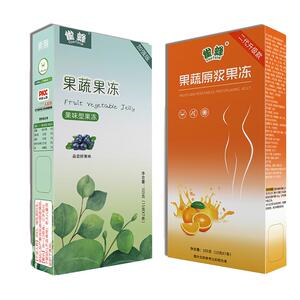 雀蜂官方旗舰店  白芸豆酵素果冻加强升级版  益生元孝素西梅果冻