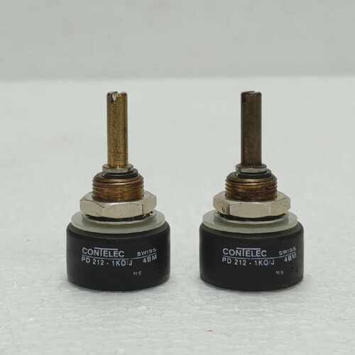 Contelec Pd2121k0J Swiss Precision Potentiometer Lot of 2 Ne
