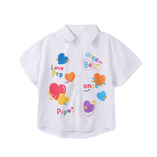 六一儿童演出服小学生运动会啦啦操衬衫班服表演幼儿园园服合唱服