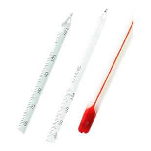 红水高精密温度计高温高精度0.1工业化工实验室用玻璃水银温度表