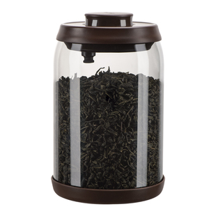 安扣茶叶罐精品高档茶罐密封防潮普洱茶储存罐玻璃储茶茶叶密封罐