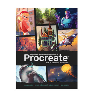 【现货】Procreate软件绘画教程书 Digital Painting数字数位美术Ipad绘图创作插画笔刷