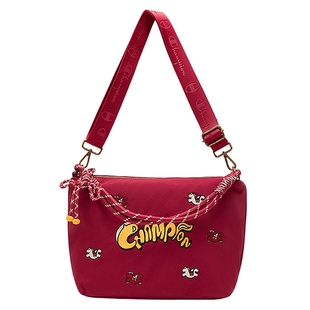 【马年系列】Champion冠军斜挎包26春季新款女包红色福马饼干包男