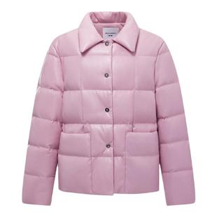 【商场同款】太平鸟女装2025冬季新款IMMI联名PU羽绒服A1ACD4373
