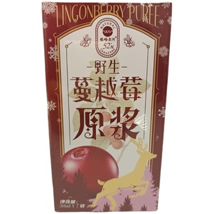 塔哈尔河野生蔓越莓原浆 加蜂蜜酸甜口感 花青素口服液女性饮料