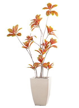 中古风仿真高档客厅大型植物盆栽