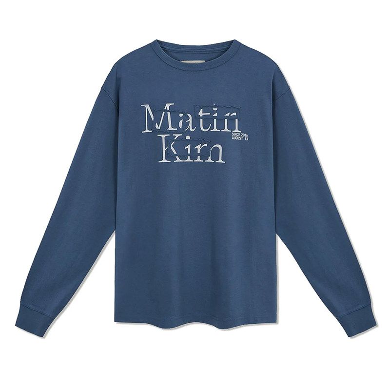 MatinKim字母印花长袖T恤女