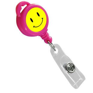 Cardstar卡仕达小耳朵塑料伸缩扣可配1cm挂绳挂脖公交卡门禁卡厂牌胸牌卡套可拉伸易拉扣钥匙扣可定制做LOGO