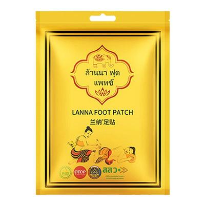 拍1件发5包兰纳足贴正品防伪可查