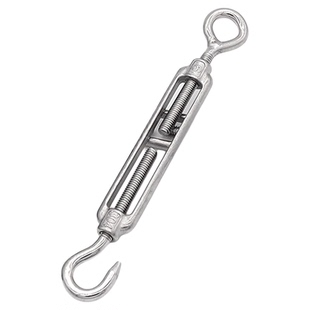 304不锈钢开体花篮螺丝拉紧器钢丝绳索紧绳器紧线器花兰螺杆螺栓