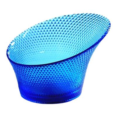 精致玻璃创意糖果盘高级蓝色欧式