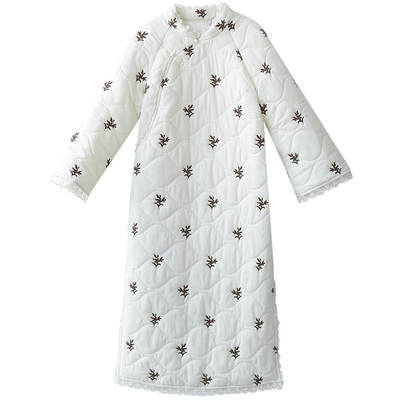 江南范夹棉旗袍改良版