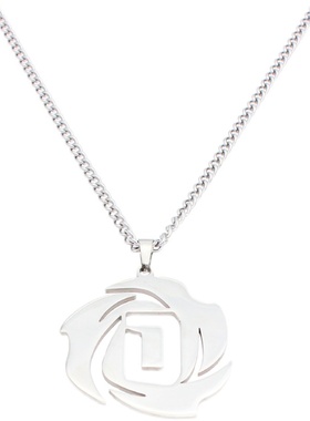 nba玫瑰罗斯钛钢项链吊坠