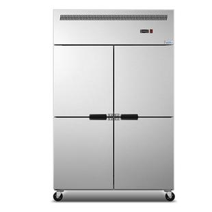 新飞 风冷四门商用冰箱厨房餐饮冷藏冷冻冰柜4门立式冷柜无霜低温