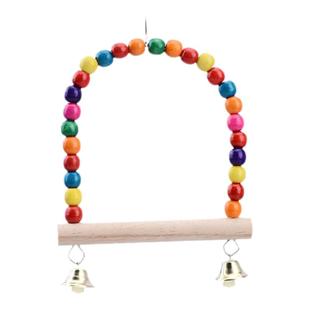 鹦鹉玩具鸟用品彩色秋千云梯爬梯子虎皮牡丹玄凤磨爪站杆鸟笼配件