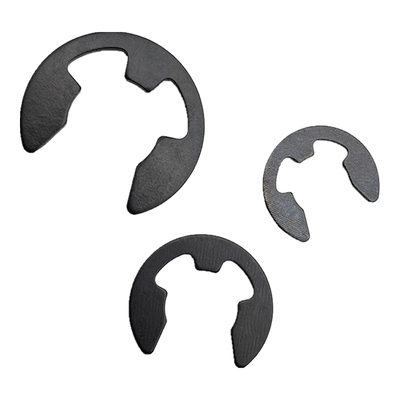 发黑高强度gb896开口e型卡环淬火