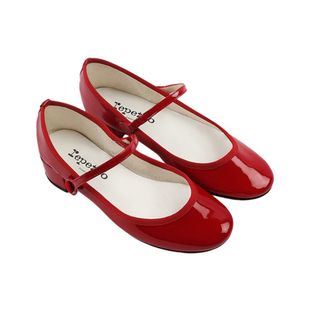 【独家惊喜盒】REPETTO丽派朵 ROSE牛漆皮皮底法式玛丽珍鞋