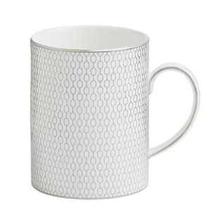 WEDGWOOD威基伍德金色几何马克杯骨瓷礼盒装水杯生日礼物