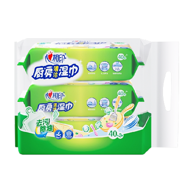 心相印厨房湿巾柠檬清香防尘隔污