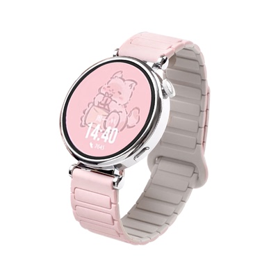 适用OPPOWatchX3mini手表带X2mini硅胶磁吸表带WATCH S2智能透气watchX3/4Pro/S新款女生高级感夏天透气腕带