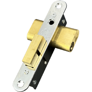 双头插芯门锁老式铝合金框地弹簧玻璃门锁使你佳大队长带钥匙锁栓