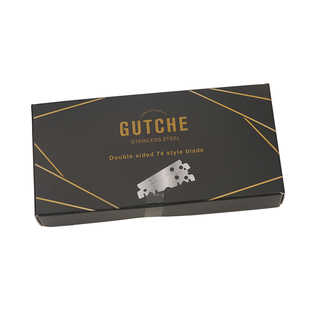 谷崎单面刀片剃须专用刀片换刃式老式剃刀替换刀片刮胡专用刀片