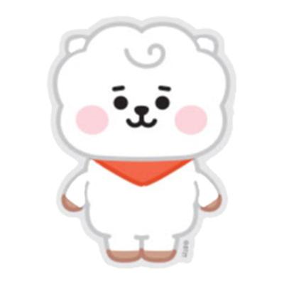BT21大号装饰贴纸RJ笔记本咕卡贴