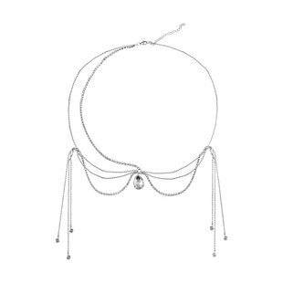 BXA神女光辉~异域头饰古风流苏发饰女额饰眉心坠面帘饰品拍照道具