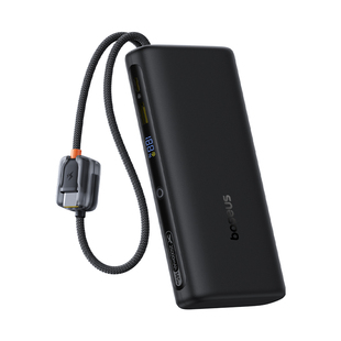 【3C认证可上飞机】倍思2026新款20000毫安超大容量自带线充电宝100W高功率快充移动电源适用小米华为苹果17