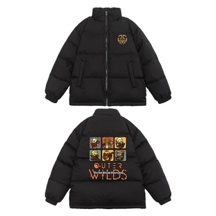 星际拓荒游戏联名OuterWilds同款羽绒服男女宽松外套保暖秋冬长袖